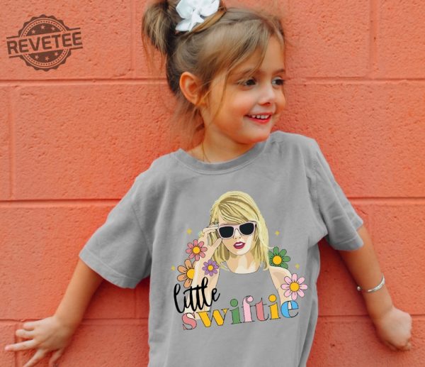 Taylor Kids Shirt Little Swiftie Shirt Cute Youth Taylor Shirt Taylor Swiftie Shirt Taylor Tee 1St Concert Shirt Flower Taylor Shirt Unique revetee 1