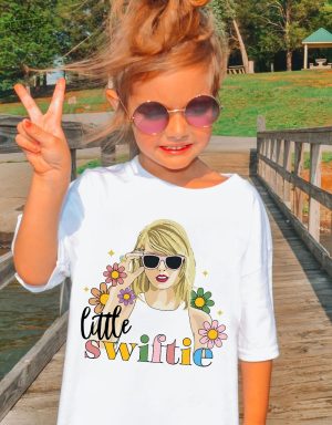 Taylor Kids Shirt Little Swiftie Shirt Cute Youth Taylor Shirt Taylor Swiftie Shirt Taylor Tee 1St Concert Shirt Flower Taylor Shirt Unique revetee 2