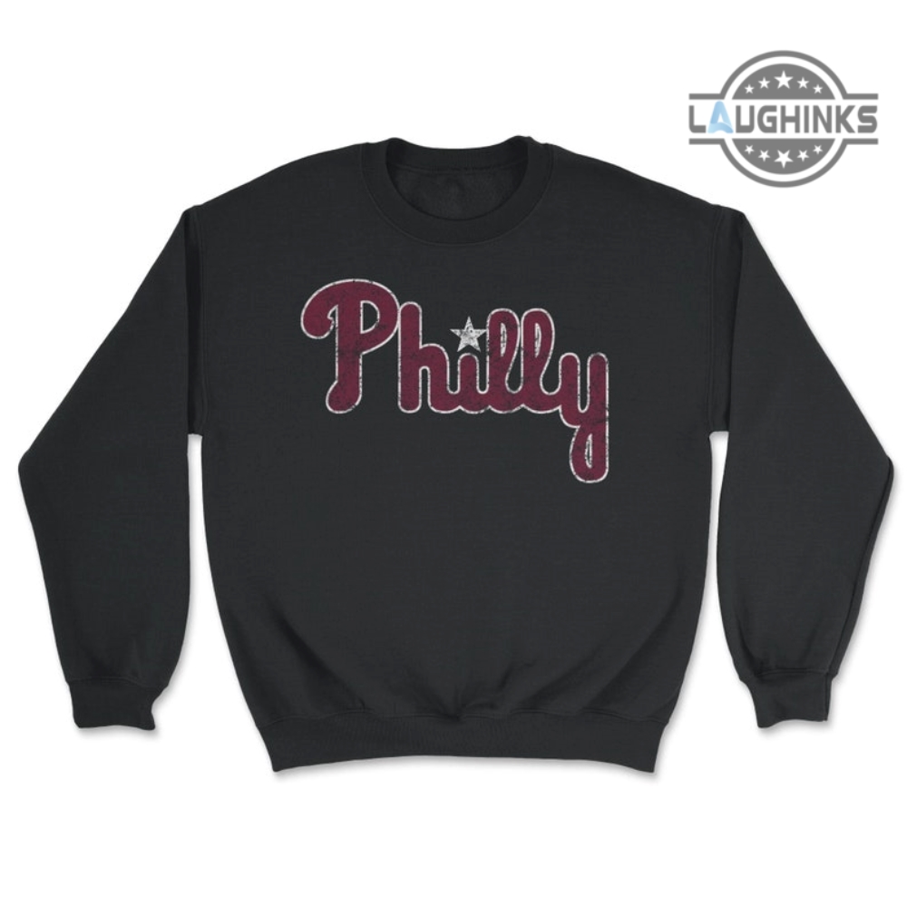 Phillies Hoodie Sweatshirt Tshirt Mens Womens Throwback Philadelphia Philly  Shirts Blue Maroon Phillies Sweatshirt Retro Vintage Gift For Fan Mlb  Baseball Crew Neck T Shirt - Laughinks
