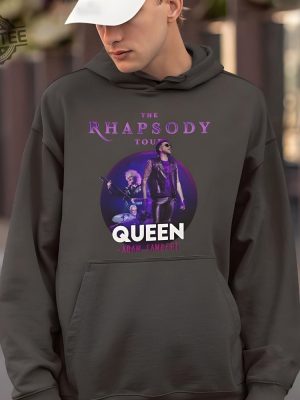 Queen Adam Lambert Rhapsody Tour 2 Sides Shirt Queen Shirt Queen Adam Lambert 2023 Tour Shirt Rock Concert Shirt Adam Lambert Shirt Unique revetee 4