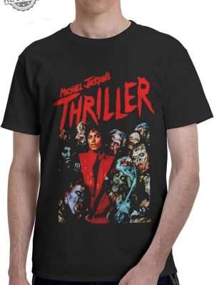 Michael Jackson Thriller Shirt King Of Pop Unisex Sweatshirt 90S Graphic Michael Jackson Shirt 90S Music Shirt Pop Music Shirt revetee 3