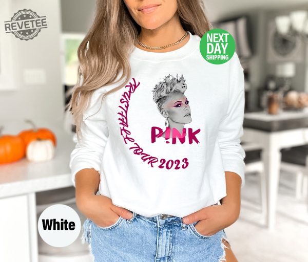 P Nk Sweatshirt And Hoodie Summer Carnival 2023 Trustfall Album Shirt Pink Singer Tour Music Festival Shirt Concert Apparel revetee 2
