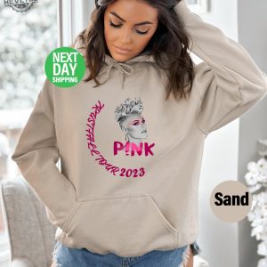 P Nk Sweatshirt And Hoodie Summer Carnival 2023 Trustfall Album Shirt Pink Singer Tour Music Festival Shirt Concert Apparel revetee 5