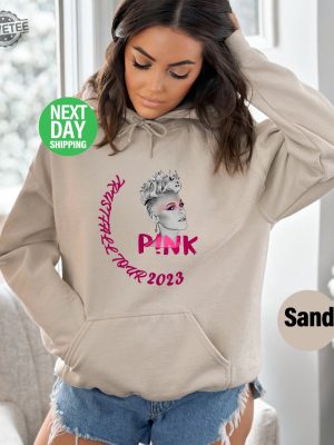 P Nk Sweatshirt And Hoodie Summer Carnival 2023 Trustfall Album Shirt Pink Singer Tour Music Festival Shirt Concert Apparel revetee 5