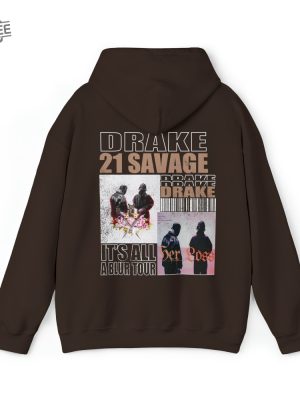 Drake Hoodie Drake Merch Drake 21 Savage Tour Drakes Album Shirt Drake Graphic Shirt Tee Drake Shirt Meme Its All A Blur Tour revetee 5