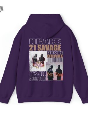 Drake Hoodie Drake Merch Drake 21 Savage Tour Drakes Album Shirt Drake Graphic Shirt Tee Drake Shirt Meme Its All A Blur Tour revetee 7