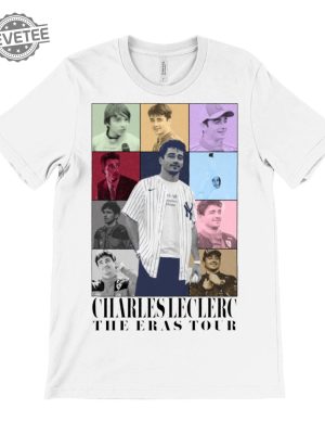 Charles Leclerc Eras Tour Inspired T Shirt revetee 2