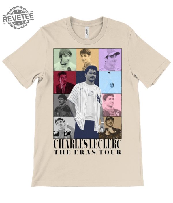 Charles Leclerc Eras Tour Inspired T Shirt revetee 3