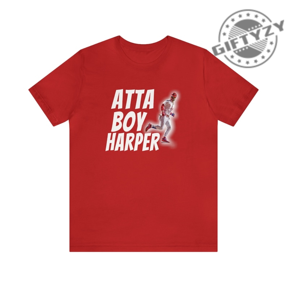 Men's Philadelphia Phillies Bryce Harper Fanatics Branded Black Atta Boy T- Shirt