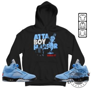 Atta Boy Harper Shirt Unisex To Match Sneaker Retro University Blue 5S Tee Aj 5 University Blue Tshirt Hoodie Sweatshirt Trending Shirt giftyzy 4