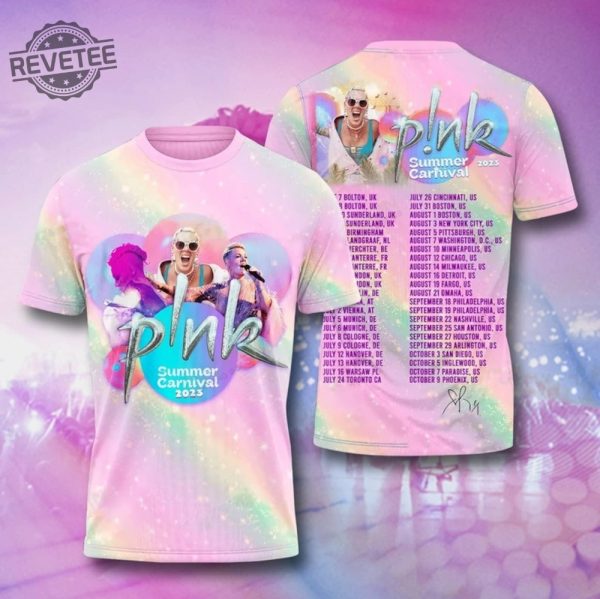 P Nk Summer Carnival 2023 Shirt Trustfall Album Tee Pink Singer Tour Music Festival Shirt Concert Apparel Tour Shirt Pink Music Shirt revetee 2