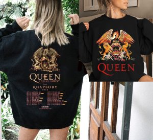 Queen Adam Lambert The Rhapsody Tour 2023 T Shirt Queen Rock Band Tour 2023 T Shirt Queen Band T Shirt Queen Band T Shirt revetee 2