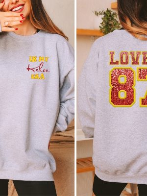 In My Kelce Era Shirt Chief Era Shirts Taylor Kelce Lover Tee Kc Football Sweatshirt Kelce The Eras Tour Funny Football Tee revetee 3