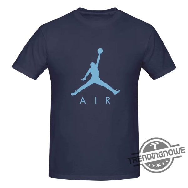 Air Jordan 1 Match Shirt Blue Jumpman Popular Designer Tee Shirt trendingnowe.com 2