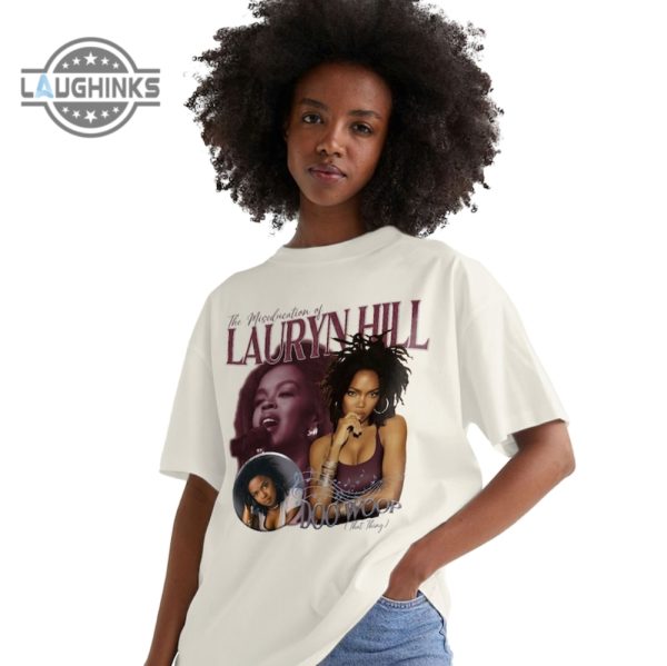 lauryn hill graphic tee sweatshirt hoodie mens womens lauryn hill concert tour 2023 shirts fugees hill miseducation of lauryn hill album tshirt laughinks 4