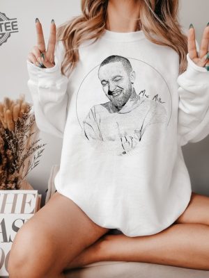 Mac Miller Art Sweatshirt Merch Unisex Oversized Shirt Mac Miller Swimming In Circles Hoodie Unique revetee 2