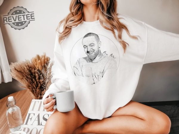 Mac Miller Art Sweatshirt Merch Unisex Oversized Shirt Mac Miller Swimming In Circles Hoodie Unique revetee 3