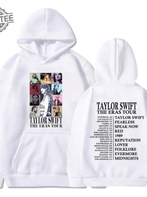 Taylor Hoodie The Eras Tour Merch New Album Midnights Women Men Autumn Sweatshirt Outfit Ideas For Friends Fans Unique revetee 2