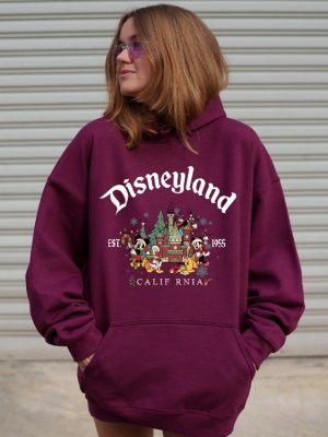 Retro Disneyland Christmas Sweatshirt Mickey Disneyland Christmas Hoodie Disneyland Sweatshirt Christmas Hoodie Christmas Tee Unique revetee 6