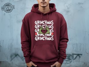 Grinch Christmas Sweatshirt Grinch Christmas Shirt Christmas Shirt Grinch Shirt Christmas Vibe Gift For All Grinch Sweatshirt Unique revetee 5