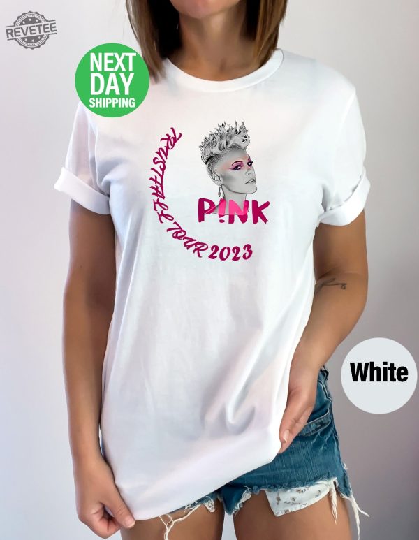 P Nk Summer Carnival 2023 Music Festival Shirt Trustfall Album Tee Pink Singer Tour Concert Apparel Tour Shirt Music Clothing Unique revetee 2