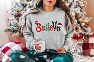 Christmas Believe Shirt Christmas Party Hoodie Christmas Tshirt Christmas Family Sweatshirt Believe Shirt giftyzy 2