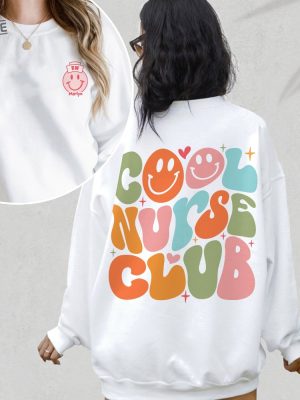 Cool Nurse Club Sweatshirt Rn Nurse Crewneck Custom Nurse Shirt Registered Nurse T Shirt Nurse Gift Nursing Hoodie Nurse Sweater Unique revetee 2