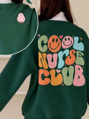 Cool Nurse Club Sweatshirt Rn Nurse Crewneck Custom Nurse Shirt Registered Nurse T Shirt Nurse Gift Nursing Hoodie Nurse Sweater Unique revetee 3