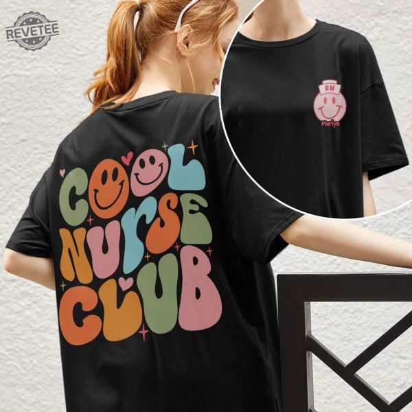 Cool Nurse Club Sweatshirt Rn Nurse Crewneck Custom Nurse Shirt Registered Nurse T Shirt Nurse Gift Nursing Hoodie Nurse Sweater Unique revetee 4