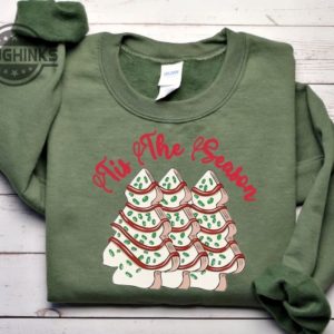 christmas tree cake shirt sweatshirt hoodie mens womens kids tis the season shirt little debbie holiday cake sweater xmas gift for family friends laughinks 5