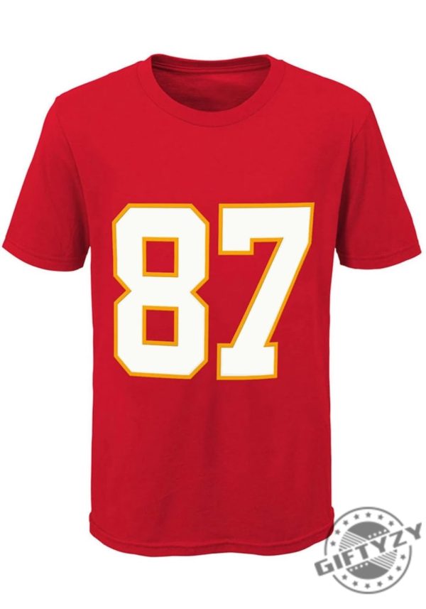 Travis Kelce Kansas City Shirt Jersey Tshirt Kelce Jersey Sweatshirt Unisex Trendy Hoodie Red Football Jersey Shirt giftyzy 2