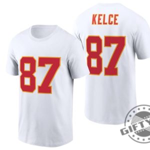 Travis Kelce Kansas City Shirt Jersey Tshirt Kelce Jersey Sweatshirt Unisex Trendy Hoodie Red Football Jersey Shirt giftyzy 7