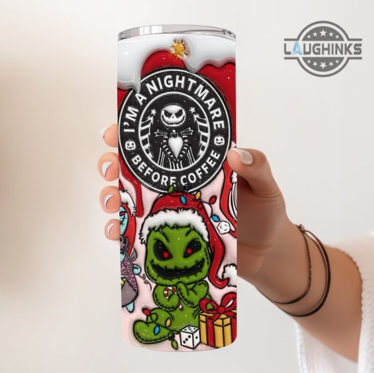 The Nightmare Before Christmas Starbucks Tumbler Oogie Boogie Pumpkin