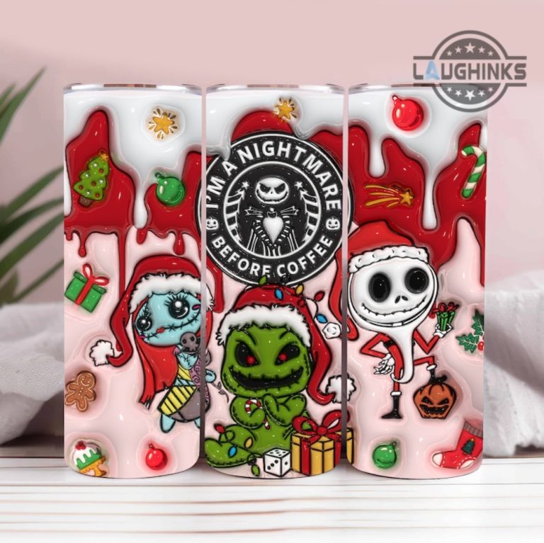 Starbucks Nightmare Before Christmas Cup Disney Jack And Sally