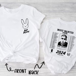 Bad Bunny Most Wanted Tour Shirt Nadie Sabe Lo Que Va Pasar Manana Bad Bunny Concert Shirt Bad Bunny Shirt Bad Bunny Merch Bad Bunny Unique revetee 2