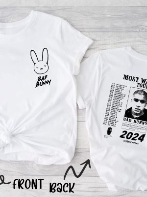 Bad Bunny Most Wanted Tour Shirt Nadie Sabe Lo Que Va Pasar Manana Bad Bunny Concert Shirt Bad Bunny Shirt Bad Bunny Merch Bad Bunny Unique revetee 2