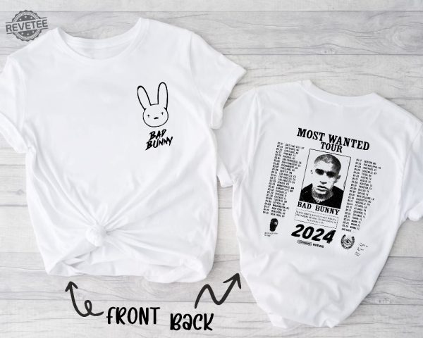 Bad Bunny Most Wanted Tour Shirt Nadie Sabe Lo Que Va Pasar Manana Bad Bunny Concert Shirt Bad Bunny Shirt Bad Bunny Merch Bad Bunny Unique revetee 2