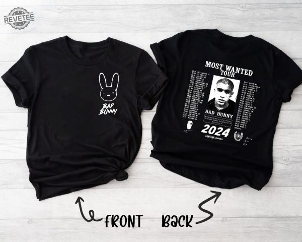 Bad Bunny Most Wanted Tour Shirt Nadie Sabe Lo Que Va Pasar Manana Bad Bunny Concert Shirt Bad Bunny Shirt Bad Bunny Merch Bad Bunny Unique revetee 3