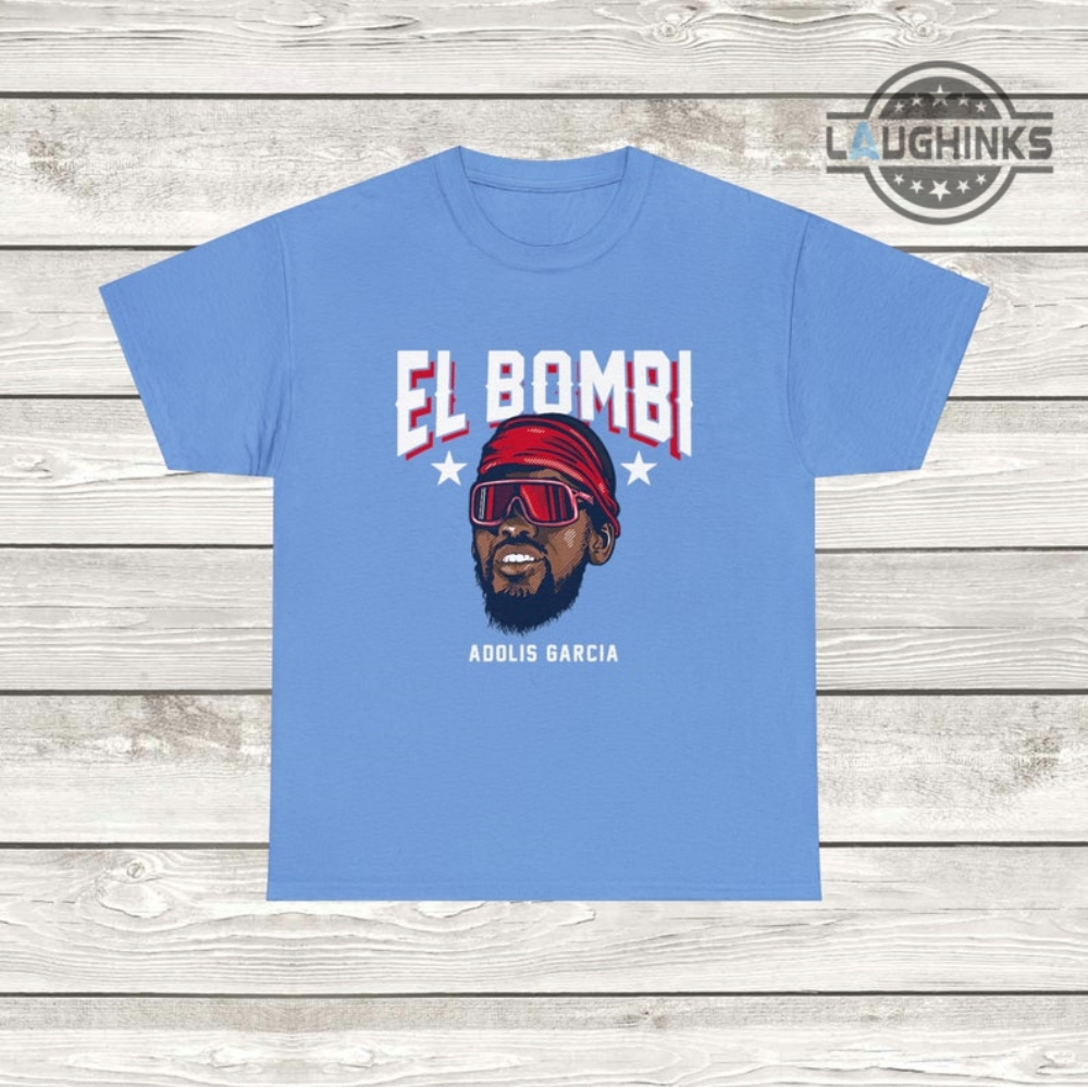 El Bombi Shirt Sweatshirt Hoodie Mens Womens Adolis Garcia Shirts Texas Rangers Baseball Tshirt World Series El Bambi Bambe 2023