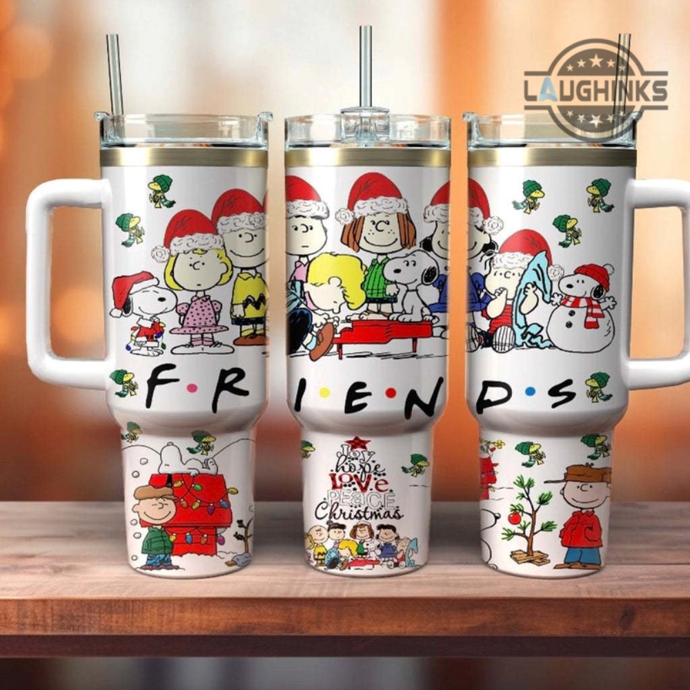 Snoopy Christmas Mug The Peanuts Stanley Cup Snoopy Woodstock Charlie Brown  Friends 40Oz Stainless Steel Tumbler Snoopy Coffee Cup NEW - Laughinks