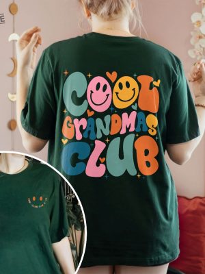 Cool Grandmas Club Sweatshirt New Grandma Shirt Grandma To Be Promoted To Grandma Nana Mimi Gigi Sweatshirt Grandma Christmas Gifts Unique revetee 5