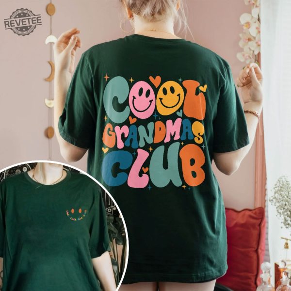Cool Grandmas Club Sweatshirt New Grandma Shirt Grandma To Be Promoted To Grandma Nana Mimi Gigi Sweatshirt Grandma Christmas Gifts Unique revetee 5
