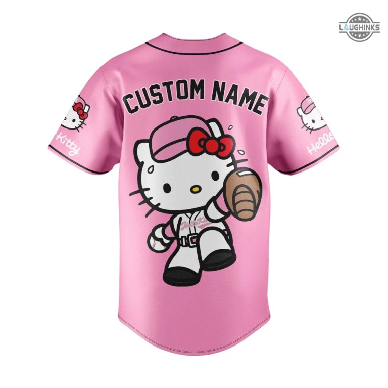 Hello Kitty Christmas Baseball Jersey Shirt All Over Printed Hello ...