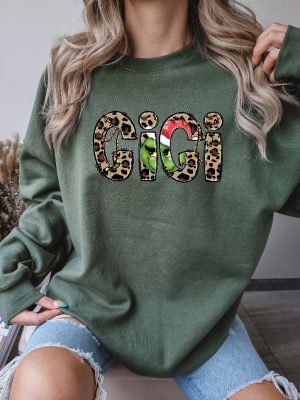 Custom Mama Grinch Sweatshirt Christmas Kids Names Shirt Mama Gift Sweat Xmas Mom Pajamas Mother Gift Shirt Mama Christmas Gift Tee Unique revetee 7