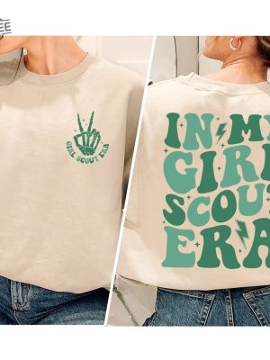 In My Girl Scout Era Shirt Custom Girl Scout Shirt Scout Troop Number Shirt Scout Leader Shirt Scout Troop Shirt Camping Shirt Unique revetee 4