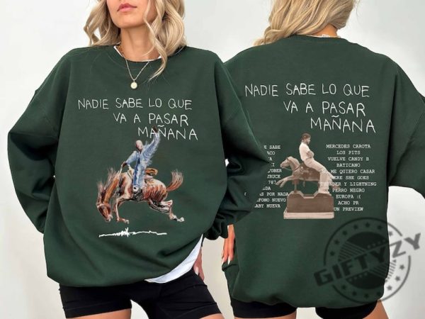 Bad Bunny New Album Shirt Nadie Sabe Lo Que Va A Pasar Manana Tshirt Conejo Malo Benito Sweatshirt Unisex Trending Hoodie Bad Bunny Shirt giftyzy 3