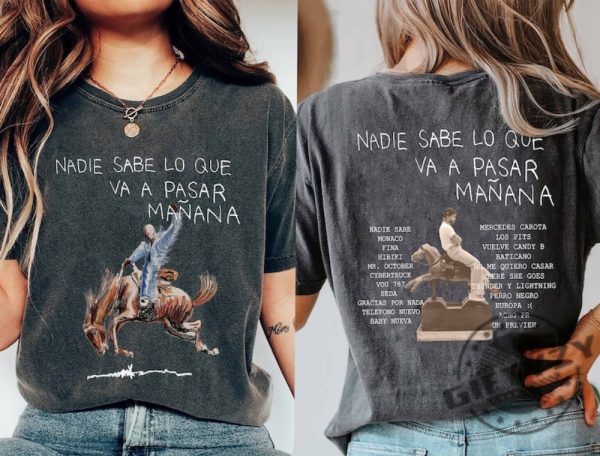 Bad Bunny New Album Shirt Nadie Sabe Lo Que Va A Pasar Manana Tshirt Conejo Malo Benito Sweatshirt Unisex Trending Hoodie Bad Bunny Shirt giftyzy 5