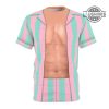malibu barbie costume all over printed ryan gosling striped pink and green summer kenergy tshirt sweatshirt hoodie beach movie shirts laughinks 1