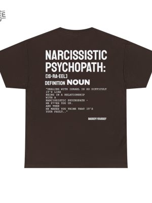 Narcissistic Psychopath T Shirt Free Palestine T Shirt Bassem Youssef T Shirt Free Palestine Tee Unique revetee 2