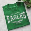 eagles crew neck sweatshirt tshirt hoodie embroidered philadelphia eagles football embroidery shirts old school vintage crewneck t shirt laughinks 2